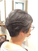 40代50代60代/大人ショート/ナチュラルショート/グレイヘア