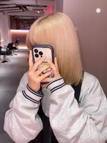 ダズリングディア(Dazzling Deer)&nbsp;ホワイトミルクティー/グレージュ/メルティカラー/前髪カット