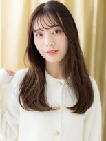 カバーヘア ブリス 川口(COVER HAIR bliss)&nbsp;ミルクティーアッシュくせ毛風美髪エアリーロングZ川口30代40代