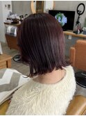 【立町メアリーバイメリー】外ハネボブ×ラベンダーピンク