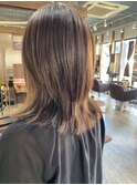 軽やかレイヤーセミロング/レイヤーカット/艶感/透明感