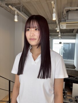 ヌープヘアーアイス(NUUP.hair ici) アプリコットオレンジチェリーレッドピンクワインレッドボルドー