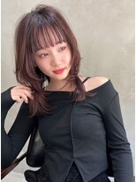 エース (ACE) ACE 横浜 ピンクブラウン×軽めレイヤーカット