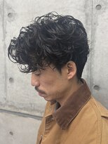 オーシャントーキョー ホワイト 原宿(OCEAN TOKYO WHITE)&nbsp;お客様スタイル無造作センターパートスパイラルパーマ大人ヘア