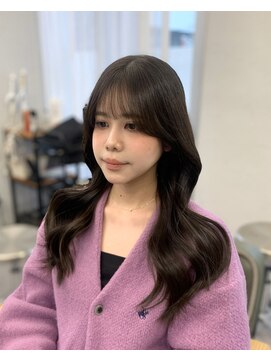 シェス 梅田茶屋町(shes) 韓国風ヘア×顔周りカット/アリサ