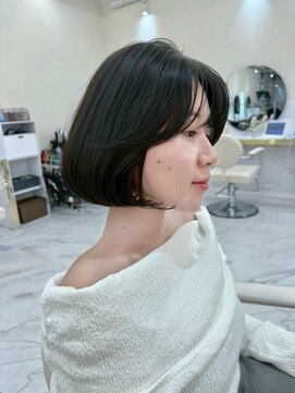 シェノン サントル(CHAINON CENTRE) 梅田/黒髪/クラゲヘアー/オリーブグレー/小顔/ココアベージュ