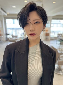 アクシス ナゴヤ(AXIS NAGOYA) 北野ピンクベージュ/アンブレラカラー/クールショート/前髪/名駅