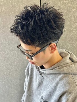 ニアウ 太田店(Niau) メンズナチュラルショートニュアンスパーマ無造作パーマ質感重視