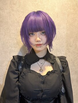 リアイス(Re:ICE) 中性×地雷系パープルウルフ ハイトーン