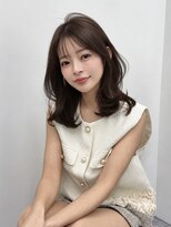 ジュイル ハラジュク(JEWIL HARAJUKU) ミディアムレイヤー 多幸感ヘア 前髪カット