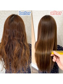 ヘアリゾート シー(Hair Resort SEA)の写真/【髪質改善No.1サロン】リピート95%/加古川初の水素髪質改善ヘッドスパで感動の手触り柔らかい艶髪が叶う♪