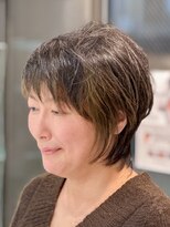 サロンイクエヤマザキ 麻布十番(SALON IKUE YAMAZAKI)&nbsp;髪に優しい白髪染め[麻布十番/ショート/50代/60代/ノンジアミン]