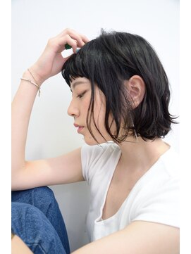 リアン(LieN) [LieN 東北沢 リアン]【アッシュブラック×ウェットボブ】