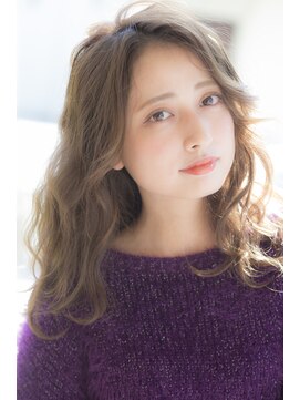 ミエルヘアーエスト 新宿店(mielhair est) ニュアンスパーマ×外国人風カラー　【新宿】