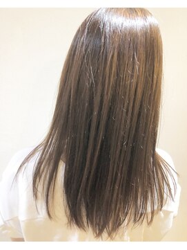 アオヘアーガーデン(ao hair garden) 【ao hair garden】柔らかナチュラルストレート×ハイライト