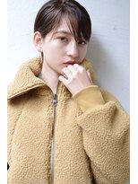 ロロ(ro-ro)&nbsp;【恵比寿ro-ro】濡れ髪大人ショート×グレージュカラー