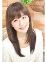 イーマ 京橋店(iima)&nbsp;ナチュラルストレート×厚めバング