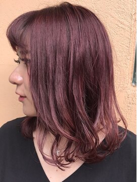 フロート 小阪店(float) ベリーピンク＿大人かわいい,ボブ,結婚式