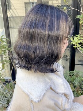 ガリカ シーム(Gallica/SEAM) 【Gallica 原宿】外国人風3Dハイライトカラー×ホワイトアッシュ