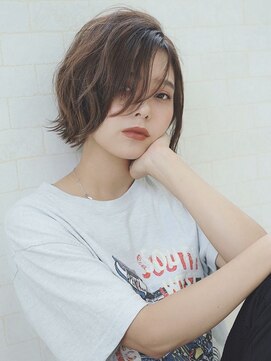 ヘアリゾート粋 ウナム 新宿東口店(enam) レイヤーカット/小顔カット/ウルフカット/ベージュ[新宿2]