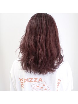 デコヘアーフラッペ(DECO HAIR frappe) ダブルカラーでピンクレッド