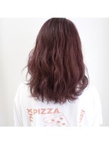 デコヘアーフラッペ(DECO HAIR frappe) ダブルカラーでピンクレッド