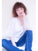 【Lond printemps水野】大人かわいい無造作毛先パーマショート