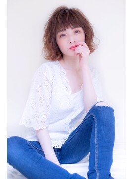 ロンドプランタン 恵比寿(Lond Printemps) 【Lond printemps水野】大人かわいい無造作毛先パーマショート