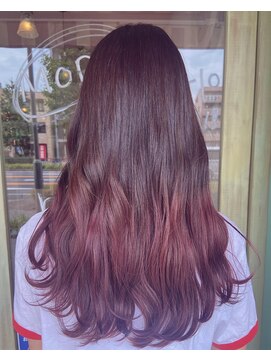 ルムーン(roomoon) グラデーションピンク