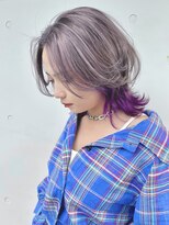 カリーナコークス 原宿 渋谷(Carina COKETH)&nbsp;ダブルカラー/ラベンダー/インナーカラー/ウルフカット/