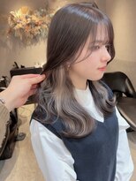 ロンド レア 天神大名店(Lond Le’a)&nbsp;ダブルカラー/インナーカラー/イヤリングカラー/顔まわり/ボブ