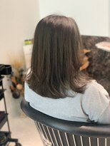 ビジョルノ つくばみどりの店(Begiorno)&nbsp;30代40代ミディアムウルフ乾かすだけアッシュグレージュ透明感