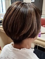 ヘアークリアー 春日部 大人可愛い白髪染め/ハイライトで立体感up/30代40代50代/春日部