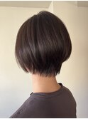【石橋/ショート】髪質改善 白髪ぼかしハイライト、ヘアカラー