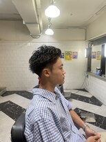 メリケンバーバーショップ フクオカ(MERICAN BARBERSHOP FUK)&nbsp;メンズカットマッシュパーマカルマパーマフェードツーブロック