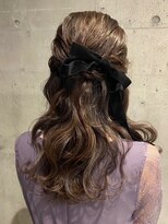 エイミー 伏見店(aemii) ゆるふわ！ねじりハーフアップ