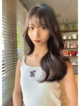 ロンドルーナ 岐阜(Lond Luna) オリーブベージュ×レイヤーカット×岐阜