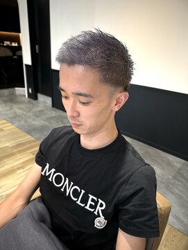 パプスドコワフュール 甲子園口店(Pap's de coiffeur) メンズシルバーカラー
