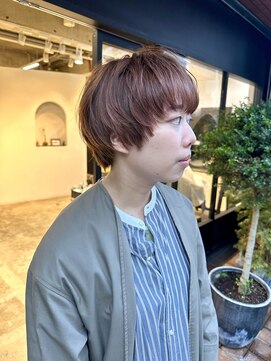 ノーム(norm) マッシュショート/オレンジブラウン