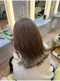 20代30代40代髪質改善カラーアッシュベージュ艶感ロブヘアー