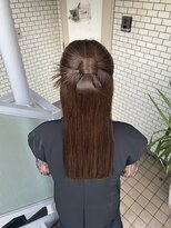 フェリーチェ(Felice)&nbsp;参列ヘア　結婚式ヘア　韓国ヘア　カチモリヘア