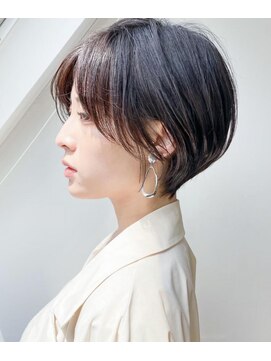 ビーポッシュ ジャスパー店(Be Posh) 20代30代40代小顔ハンサムショートアッシュブルーブラック