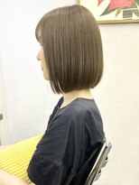 オウル(Owll)&nbsp;＊肩ライン内巻きボブ透明感くすみベージュ＊