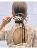 カチモリヘアセット☆2600円 結婚式やイベントに♪ なんばヘアセット
