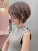 ミニウルフレイヤーカット顔周りカット前髪カットショート錦糸町
