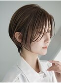 表参道白髪ぼかし髪質改善カラーウルフショートボブ40代50代60代