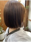 ベージュカラーボブ