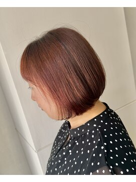 エンクス 天王町店(enx) ホワイトグレージュデジタルパーマミニウルフ天王町NT63