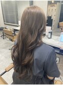 大人可愛いダブルカラーミルクティーベージュ【上野】