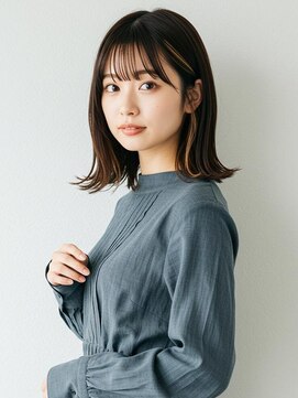 ピノ ウメダ(Pinot UMEDA) #暗めカラー　#外ハネミディアム